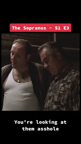 The Sopranos - S1 E3 📍 Context: Shlomo, a Hasidic Jew who owns a motel, enlists the help of Tony and his crew to convince Ariel to divorce his daughter. Ariel won’t unless Shlomo gives up 50% of the motel. #thesopranos #sopranos #fyp #mafia #romans #hbo #tonysoprano #silviodante #pauliewalnuts