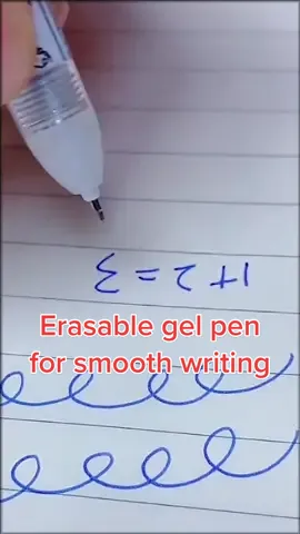 Erasable gel pen for smooth writing #erasable #pen #stationery #fyp #fy #fortik 