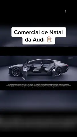 Audi mostrando o Audi Grandaphere Concept no comercial de natal. Curtiu ?  Solta o like  #audi #audiconcept #audigrandsphere #audicar #carros #comercial #marketing #tecnologia #foryoupage 