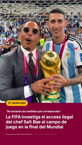 Salt Bae es investigado por la FIFA por unirse a los festejos de la Selección #qatar2022 #fifaworldcup #argentina