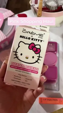 i forgot i was doing a haul // #fyp #haul #shoppinghaul #pinkhaul #pink #pinktok #girly #girlytok #tjmaxx #toofaced #thebakeshop #hellokitty 