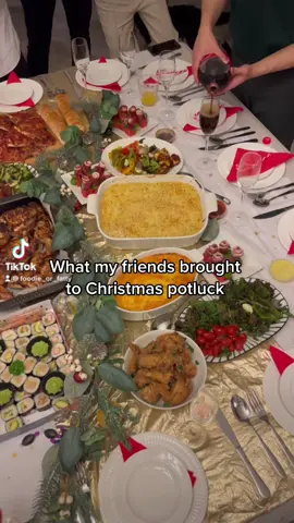 What would you bring to my #friendmas potluck 😍 #christmasdinner #christmaspotluck #potluckidea #melbourneblogger #melbourne #christmasfeast 