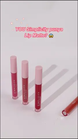 Ada yang baru nihhh! Matte lip cream lovers wajib punyaaaa! #YOULongLastingBeauty #YOUMakeups #SimpleSimpleAja #mattelipcream #BelanjaAkhirTahun #lipcream #simplicity 