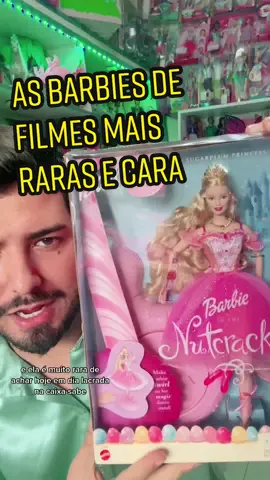 Conheça as Barbies de filme mais valorizadas no mundo dos colecionadores de boneca, #barbie #barbiedoll #barbiefilmes #quebranozes #rapunzel  #lagodoscisnes #foryou #barbieboy 