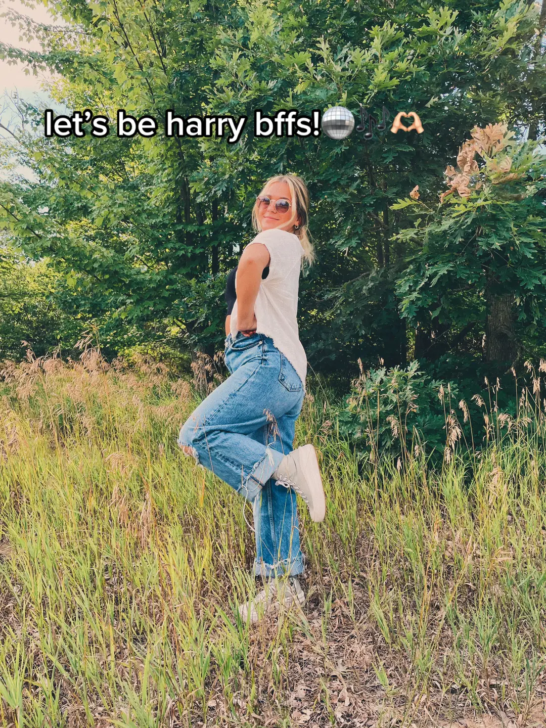 little late to this trend but still thought it was cute #harrystyles 