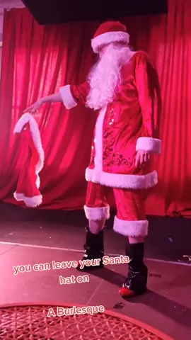#merrychristmas you filthy animals. here's my Santa #burlesque from Tassel Thursday  
