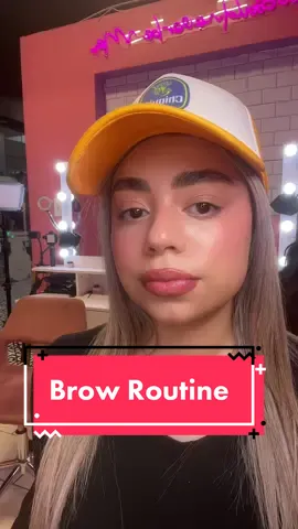 Brow routine✨ #browroutine #eyebrowtutorial #eyebrowroutine #browtutorial 
