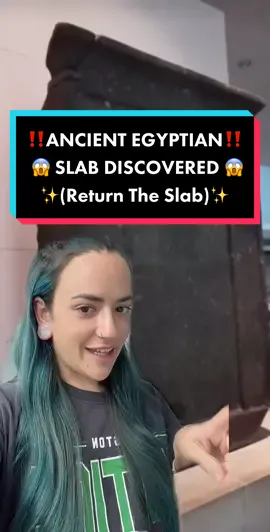 Return The Slab 👻😂 Jokes Aside: This is Such an Amazing Discovery‼️ SOURCE: @AncientCivilizations on YouTube 💃✨ #fyp #returntheslab #ancientegypt #nephilim #egyptian #artefact #egyptok 