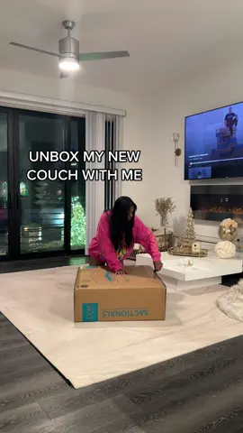 My Christmas Gift to myself 🥲 All I wanted was a new couch.  Putting it together felt like working two 12-hour shifts. My back hurt. My stomach hurt. But it’s done and it’s perfect.