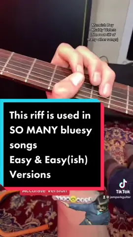 A legendary riff. Used in SO many songs, but originally from Mannish Boy by Muddy Waters. #bluesguitar #muddywaters #guitarriff #fyp#foryou
