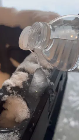 Supercooled Water Trick 🤯