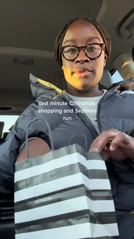 last minute Christmas shopping and stopped by @sephora too #dayinmylife #holidaycountdown #holidayshopping #sephorahaul #charlottetilbury @Imani 