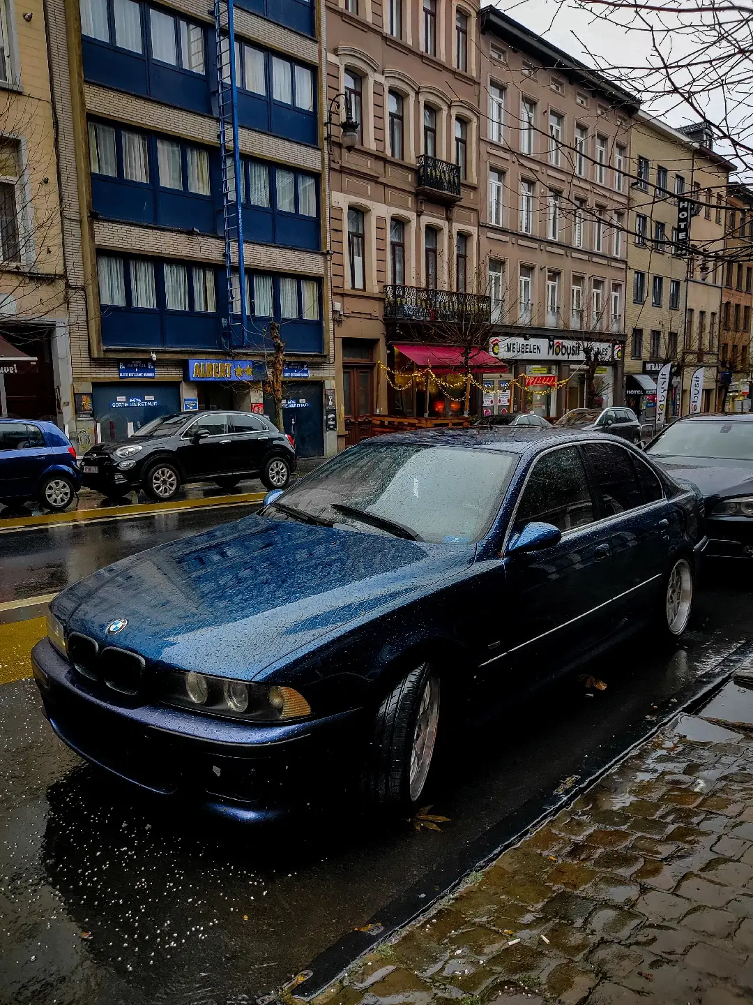 BMW 5 series E39 with BBS wheels  #fyp#foryoupage#fypシ #car#bmw#bbs#rn_spot #belgium#brussels 