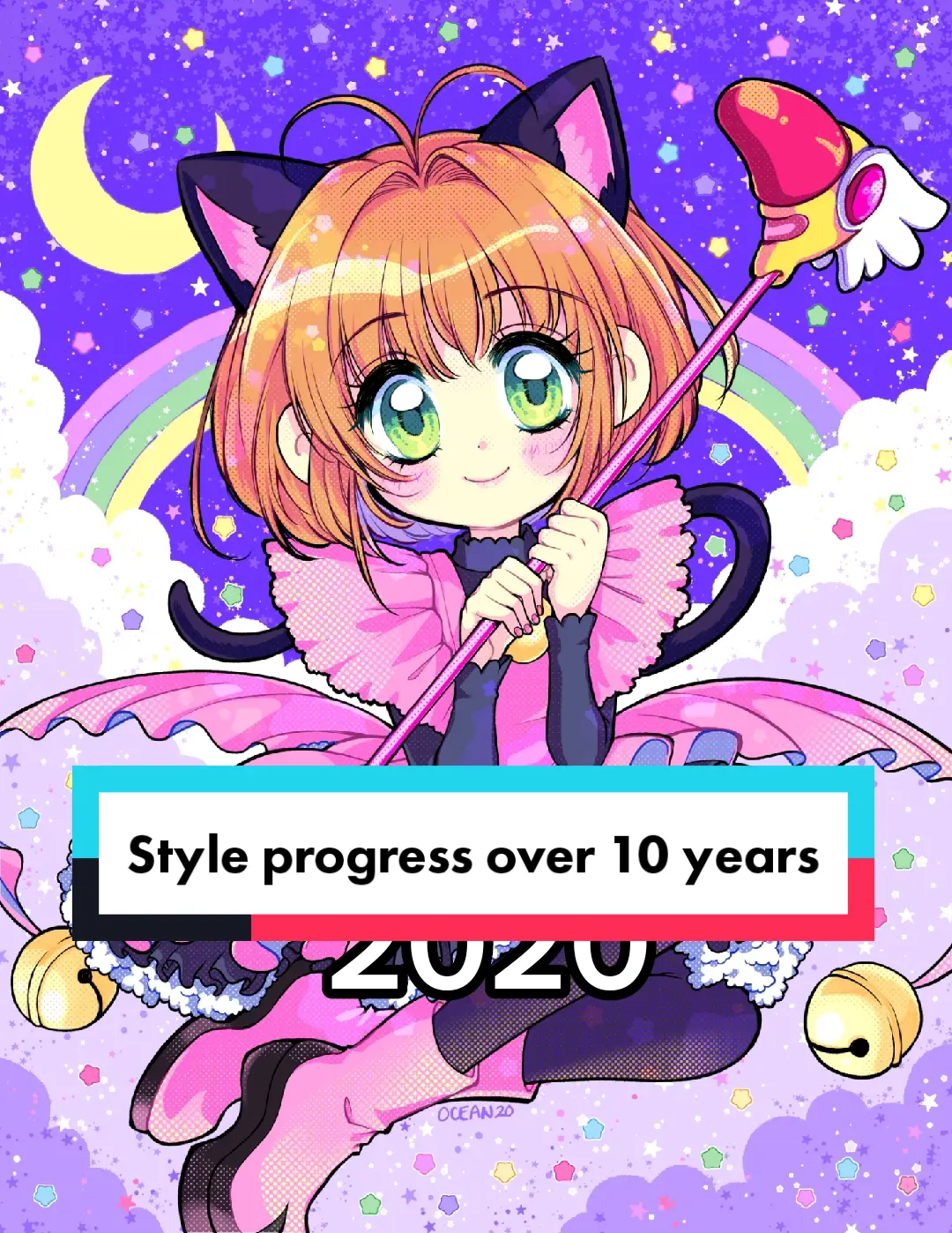 Now that we're at the end of the year, I thought I'd make one of these :D my style progress since 2012!! #artstyle #styleprogress #animeart #arttok #artistsoftiktok #animeartstyle #shoujo 