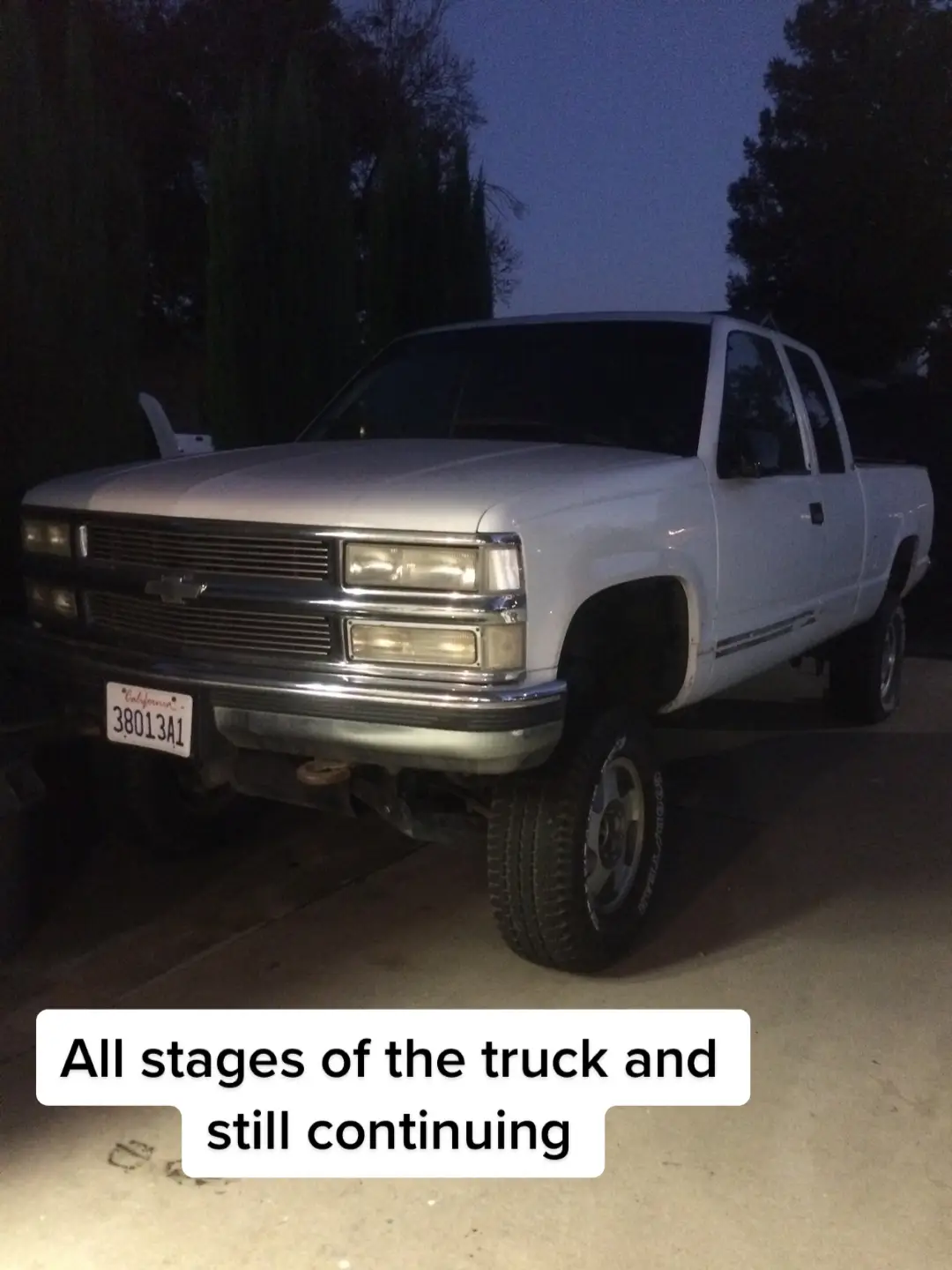 The jenga blocks been threw it all  #obs #build #drivewaybuilt #liftedtruck #progress 