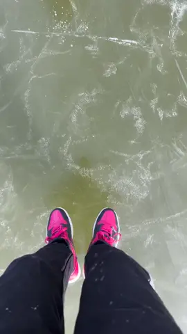This is some thick ice..