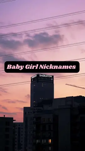 Baby Girl Nicknames 🧸 #uniquenames #uncommon #babynames #babynametok #zbabynamez #momtok #fypageシ #nicknames #zbabynamez 