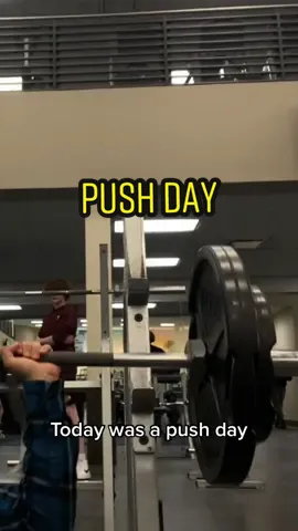 Favorite day of the week. #pushdayworkout #gymtiktok 