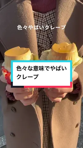 色々な意味でやばいクレープ😇 #やばいお店 #クレープ #tiktokグルメ 