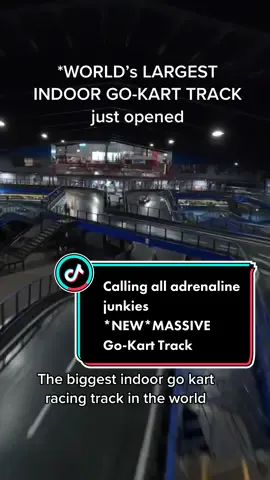 THIS IS BANANAS… WORLD’S LARGEST INDOOR GO-KART RACETRACK just opened!  📍SuperCharged Entertainment in NJ  Goes up to 45-miles per hour… so fun!  #gokartingforlife #dateideas #bestofnewjersey #newinNJ@Supercharged Entertainment NJ 
