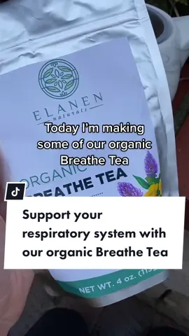 One of our bestselling products is our organic Breathe Tea: Great for respiratory & breathing support ✨ #respiratorysupport #respiratorysupporttea #herbalism #organicherbaltea #herbalist #herbnerd #botanicalmedicine #holisticmedicine #mullein #herbalmedicine #witchtok 