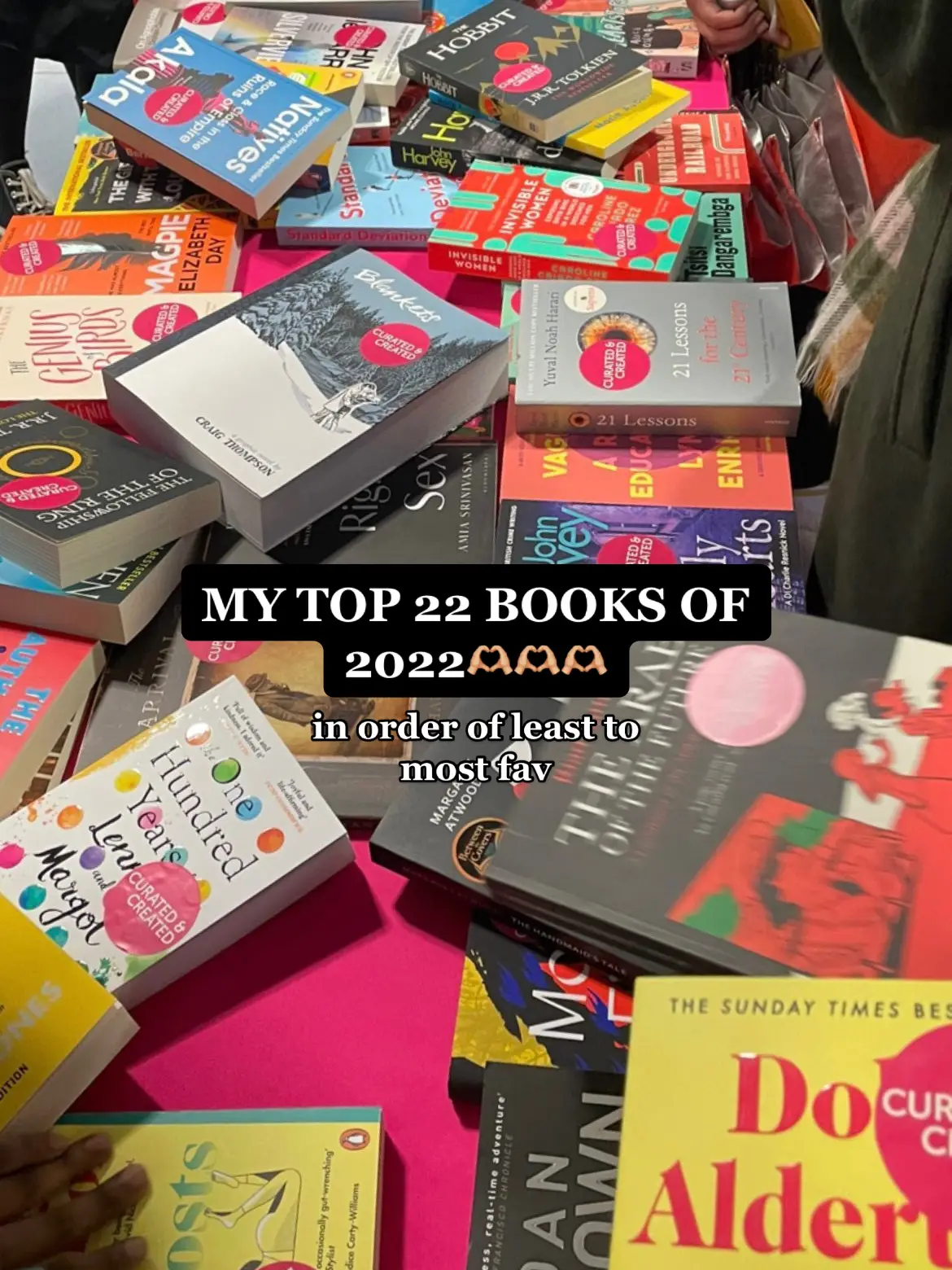 my reading goal was 52 and i read 106. pretty great year for reading #fyp #BookTok #everythingiknowaboutlove #dollyalderton #taylorjenkinsreid #colleenhoover #lucyscore #addictedseries #lilyandlo #roseandconnor #loveandotherwords #tsitp #thesummeriturnedpretty #agggtm #betterthanthemovies #jennettemccurdy #shatterme 