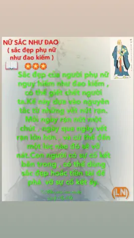 #quycoctu  #muukethuongluu  NỮ SẮC NHƯ ĐAO ( sắc đẹp phụ nữ như đao kiếm )