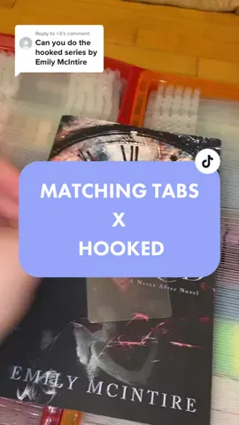 Replying to @<3 i love these covers #emilymcintire #emilymcintirebooks #hooked #neverafterseries #BookTok #samzreadsbooks #booktokfyp #tabbingbooks #stationeryaddict #annotatingbooks #matchingtabs @emilymcintirebooks @authoremilymcintire  