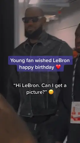 Bron didn’t even hesitate to say yes 🙏❤️ (via @thawk1981) #wholesome #lebron #basketball #lebronjames 