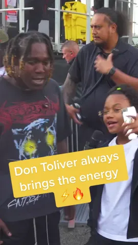 @Don Toliver always bring the energy ⚡️full interview drops tomorrow 😎🎥 📍@rollingloud . . . . . . . . . . . . #houston #dontoliver #rap #rapper #travisscott #brooklyn #nyc #rollingloud #interview #reporter #fun #blackexcellence #blacklivesmatter #blm #viral #fyp #foryou #foruoupage #kidsofinstagram #concert #music #hiphop