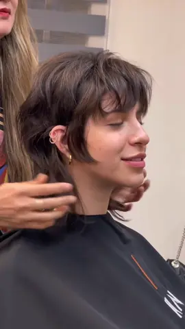 transformamos el cabello de Paola 🫰🏻🌹 #mullet #mullettransformation #hairtransformation #mulletszn #mullethaircut 