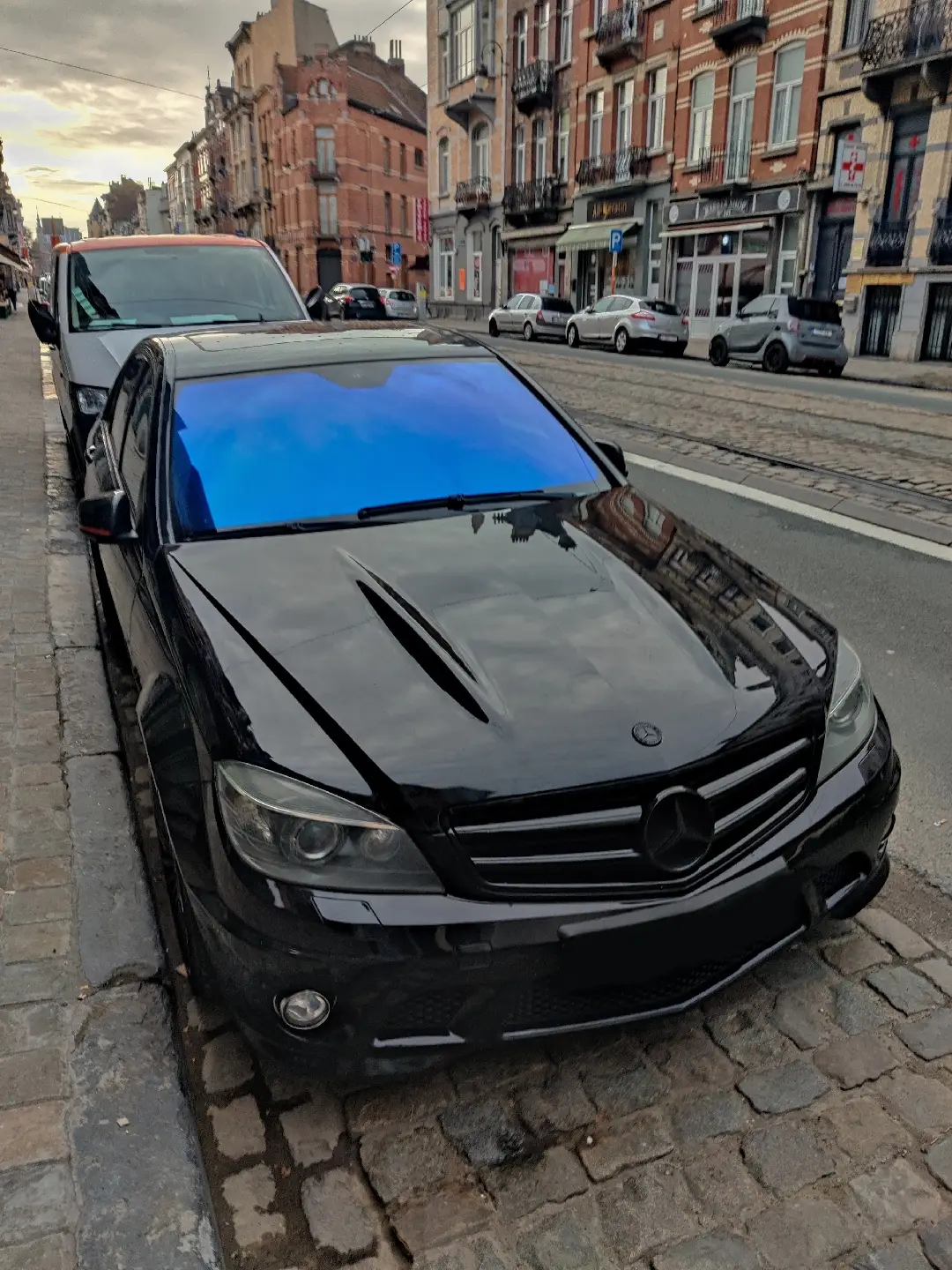 Mercedes C63 AMG ♠️ #mercedes#c63#c63amg#c63amgw204 #black#fullblack#v8#atmosphere #car#cartok#rn_spot#amg