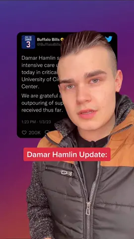 An update on #damarhamlin. 