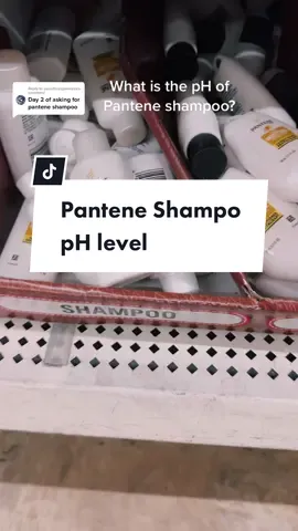 Replying to @purerthanpaleness what’s the pH of Pantene shampoo #pantene #shampoos #shampoo #phtest #iiheartbeauties #dollartreefinds 