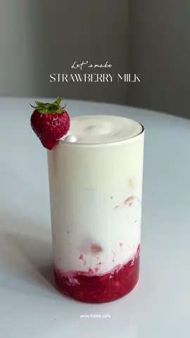 Làm sữa dâu tây tươi Hàn Quốc #suadautay #strawberrymilk #koreandrink #dautaymocchau #dauhana 
