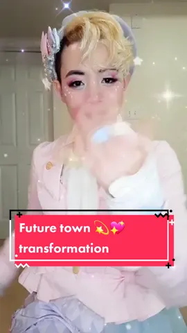 💫let's transform #futuretown style! 💖 @PAiDA #kawaii #oujifashion #paida #jfashion #jpop #idol #alternative #kawaiiaesthetic #transformation #magicalgirl #mahoushoujo #transition 