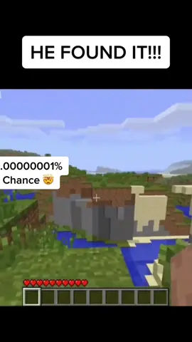 So rare! Can you find it 🤔 #Minecraft 