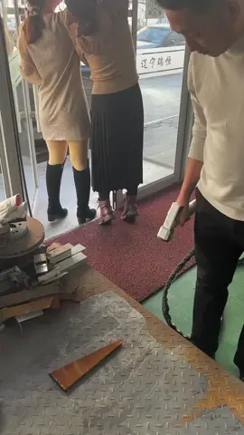Burning using laser flame