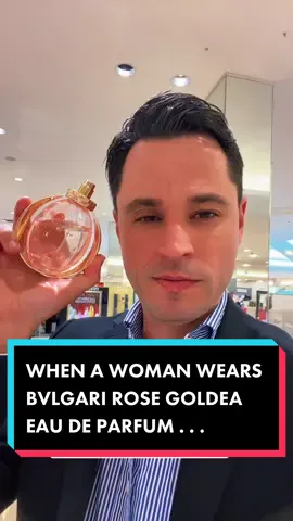 WHEN A WOMAN WEARS BVLGARI ROSE GOLDEA EAU DE PARFUM . . .  #fragrance #woman #women #ladies #girls #foryou #fyp 