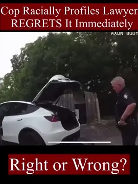 Cop Racially Profiles Lawyer, REGRETS It Immediately #police #education #law #garbagedisposal #racialprofiling 
