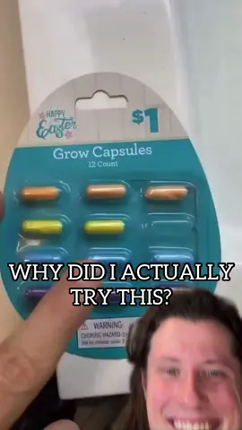 how did i just find out about this? 😂 (who saw what happened to the grow capsule at the end) @Joe Picorale  