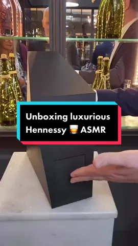 Unboxing luxurious Hennessy #fyp #liquorestore #alcohol #luxury #hennessey #cognac #asmr #adult #satisfying 