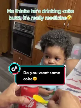 How to get your baby to take medicine! #babiesoftiktok #workslikeacharm #viral #petty #shadybaby #hilarious #fyp #cocacola 