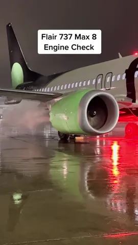 Volume up!👆🏻#flair #airlines #yyz #airport #fyp #startup #engine #737 #737max 
