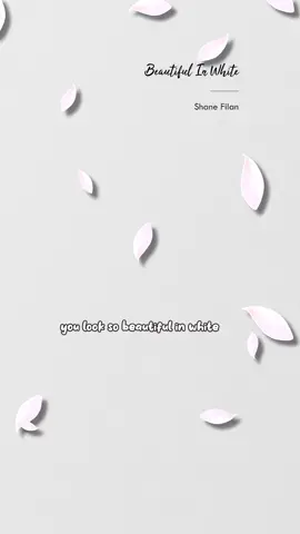 salah satu lagu yang ada di playlist untuk wedding nanti (kalo ada resepsi lol) #beautifulinwhite #shanefilanwestlife #lyricvideo #videolyrics #videolirik #lirikvideo 