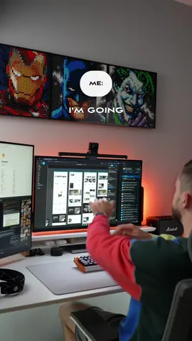 Oops... something went wrong 😬😂 Do you recognize yourself? .⠀ . .⠀ #productivity #productiveday #workspacegoals #setuptour #workspacedesign #minimalsetup #setup #cleansetup #pcsetup #GamingSetup #desksetup #deskspace #setupinspiration #dreamsetup #deskinspiration #desktour #deskgoals #gamingsetups #desktopwars #productivespaces #homestudio