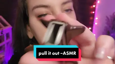 gotta pull it out 🤭 #asmr #malasmr #asmrsounds #asmroffice 
