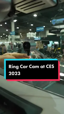 Car battery powered. #ringcarcam #ring #ringcamera #ces #ces2023 #Tech #cartech #technology #camera #amazon #amazonring #cars 