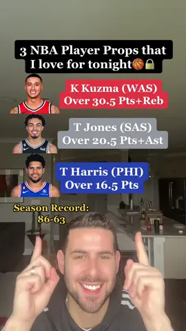 3 NBA Player Props that I love for tonight🏀🔒 #sportsbetting #sportsbettingtiktok #sportsbettingeducation #parlay #locks #NBA #playerprops #props #nba2k 