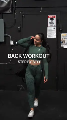 Back workout, step by step (for more, link in bio) 